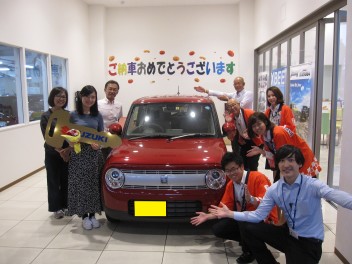 ラパンのご納車です！！！